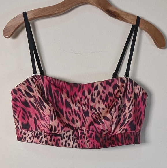 YITTY Other - 🐆 Fierce & Fabulous Yitty Leopard Print Bustier Top - Size L 🌺